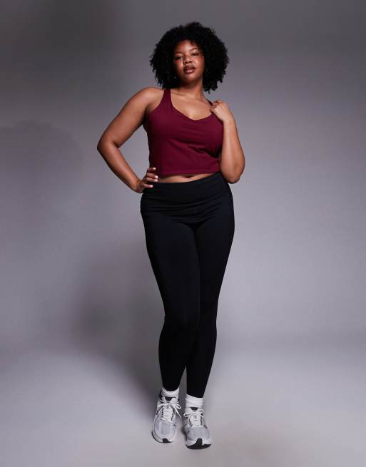 4505 Curve active vest with inner bra in cherry red, 4 of 4