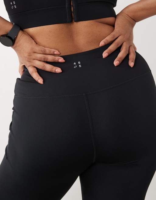 4505 Curve active waist snatching high rise gym leggings in black, 2 of 5