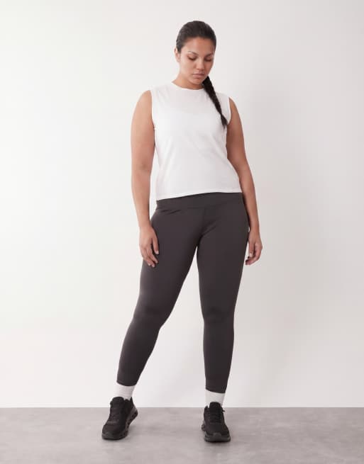 4505 Curve - Everyday - T-shirt attillata in cotone con finitura quick dry bianca, 3 di 4