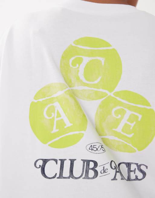 4505 Curve heavyweight cotton oversized t-shirt with back print and quick dry finish in white, 2 of 4