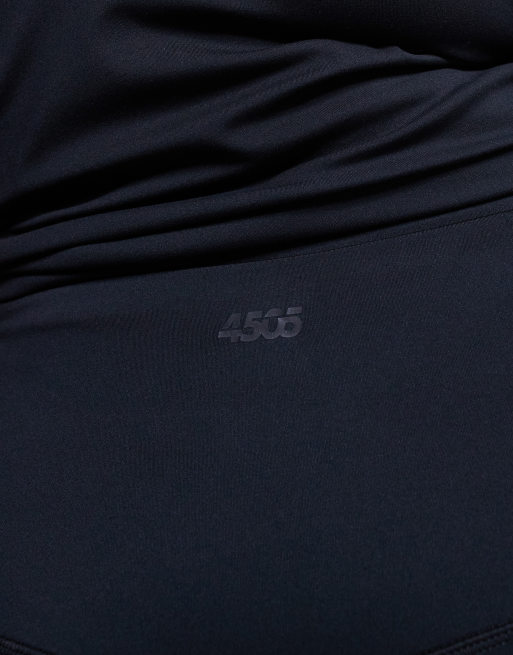 4505 Curve Icon active bum sculpt high waist gym legging with inner pocket in black, 4 of 5
