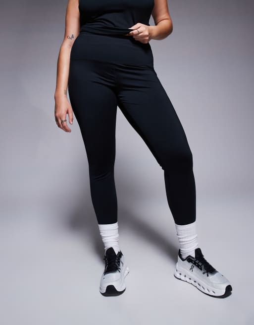4505 Curve Icon active bum sculpt high waist gym legging with inner pocket in black, 5 of 5