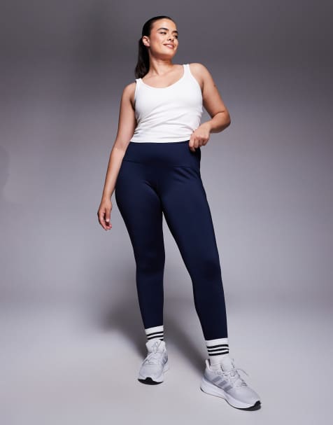 4505 Curve Icon active bum sculpt high waist gym legging with inner pocket in deep navy - view 1