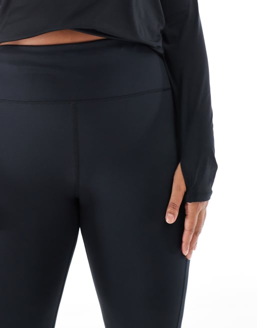 4505 Curve - Icon - Active - Hardlooplegging met gestrikte taille en telefoonzakje in zwart, 5 van 5