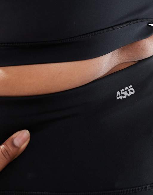4505 Curve - Icon Active - Leggings da palestra a vita alta neri modellanti sul retro con tasca interna, 2 di 5