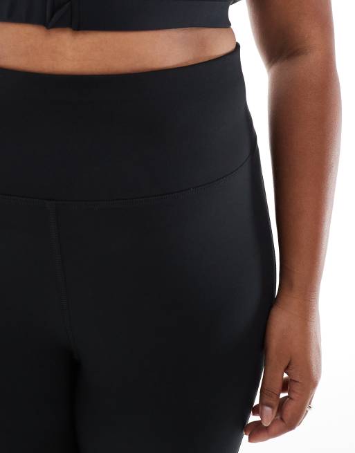 4505 Curve - Icon Active - Leggings da palestra a vita alta neri modellanti sul retro con tasca interna, 4 di 5