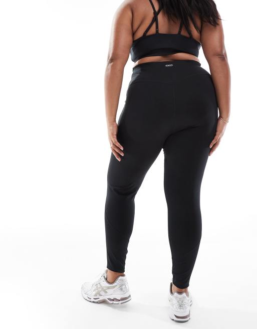 4505 Curve - Icon Active - Leggings da palestra a vita alta neri modellanti sul retro con tasca interna, 5 di 5