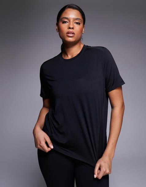 4505 Curve Icon active quick dry performance t-shirt in black