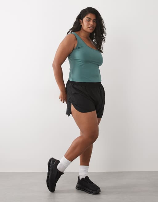 4505 Curve - Icon Active - Salviegrøn lettere cropped top, 2 af 4