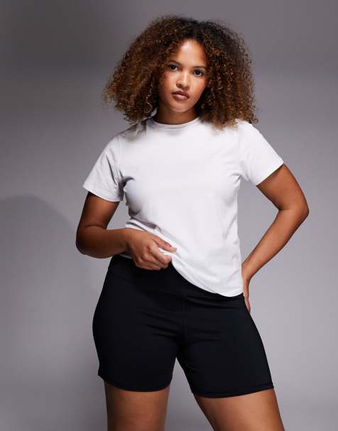 4505 Curve - Icon Active - Sorte 13-cm-leggingsshorts med høj talje og telefonlomme med lynlås - view 1