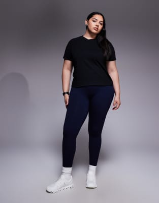 4505 Curve Icon Boxy Fit Cotton T-shirt With Quick Dry Finish In Black