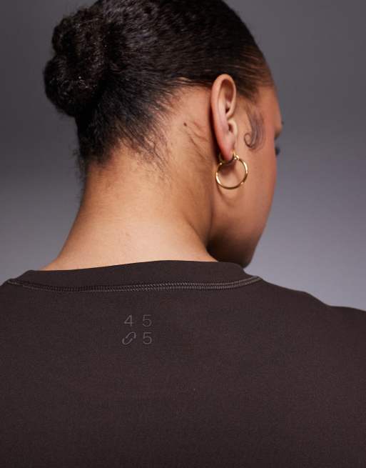 4505 Curve - Icon - Chokoladebrun blød baby-T-shirt, 4 af 4