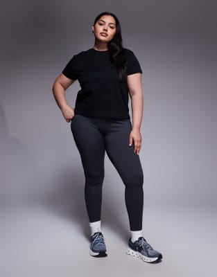 4505 Curve Icon Boxy Fit Cotton T-shirt With Quick Dry Finish In Black