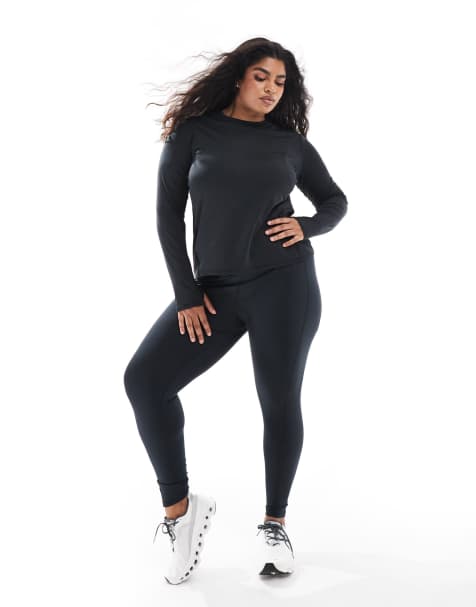 4505 – Curve Icon – Lauf-Leggings in Schwarz mit Handytasche - view 1