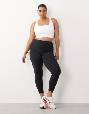 Curve - Icon - Legging de sport effet sculptant à l'arrière avec poche intérieure et taille haute - Noir 52