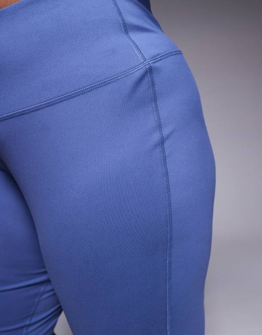 4505 Curve - Icon - Legging de yoga slim en tissu doux à taille haute - Bleu de Chine , 4 de 5