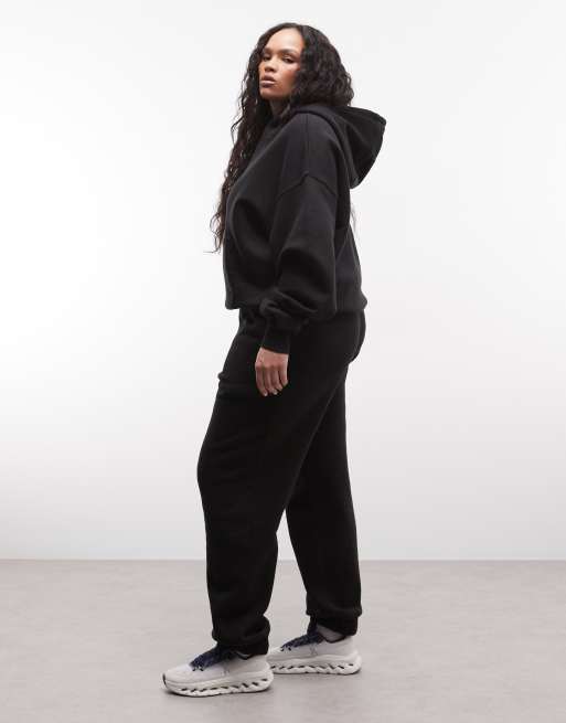 4505 Curve Icon Rest Day heavyweight 440gsm cotton cuffed sweatpants in washed black, 2 of 5