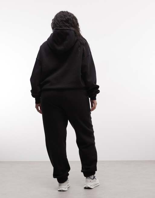 4505 Curve Icon Rest Day heavyweight 440gsm cotton cuffed sweatpants in washed black, 3 of 5