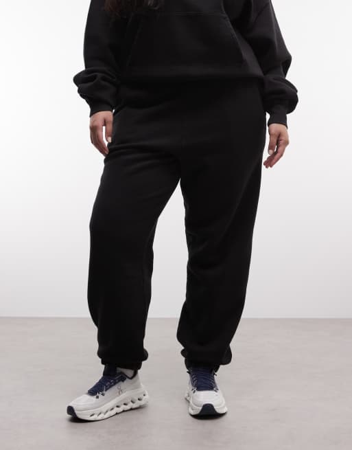 4505 Curve Icon Rest Day heavyweight 440gsm cotton cuffed sweatpants in washed black, 4 of 5
