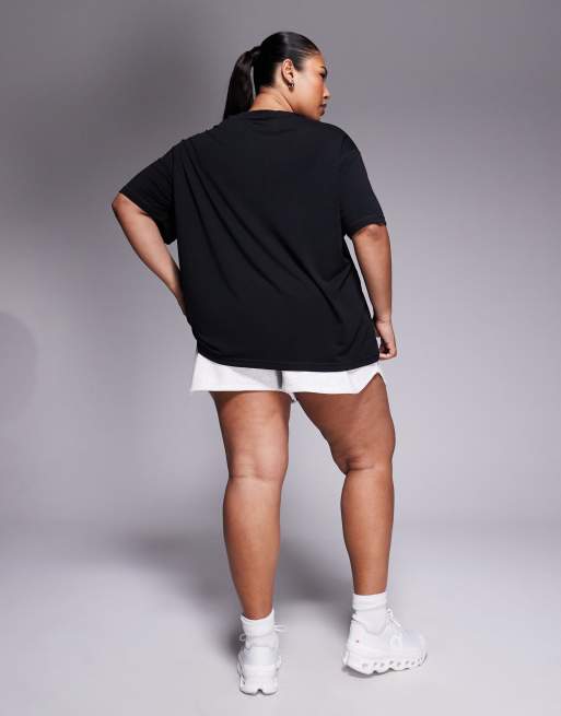 4505 Curve – Icon – Schnell trocknendes Sport-T-Shirt in Schwarz mit Oversize-Passform , 3 von 4