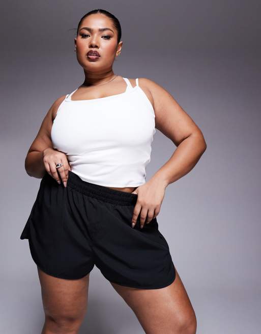 4505 Curve - Icon - Short de sport à séchage rapide avec poche zippée pour téléphone - Noir 