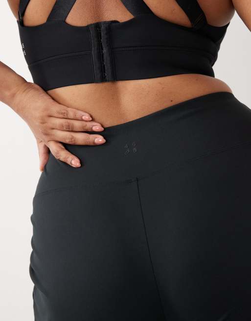 4505 Curve Icon soft touch high rise wide leg dance pants in black, 2 of 5