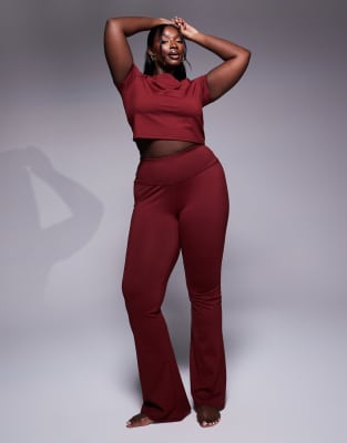 4505 Curve Icon Soft Touch High Waist Slim Kick Yoga Leggings