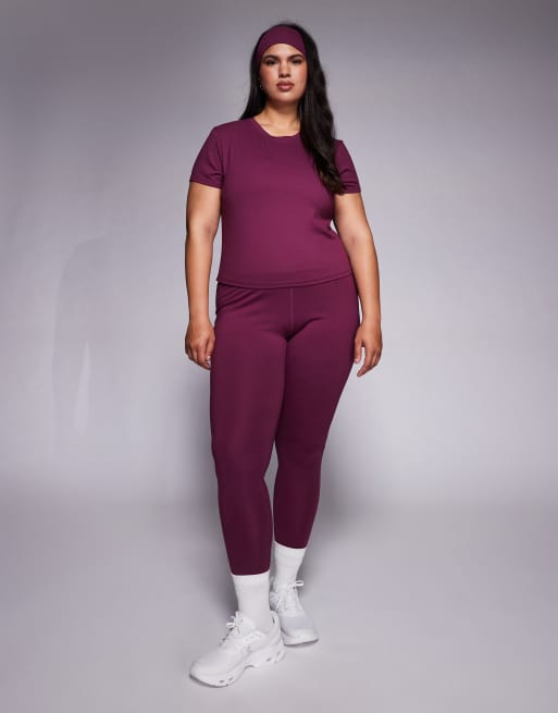 4505 Curve Icon soft touch studio baby t-shirt in burgundy, 4 of 4