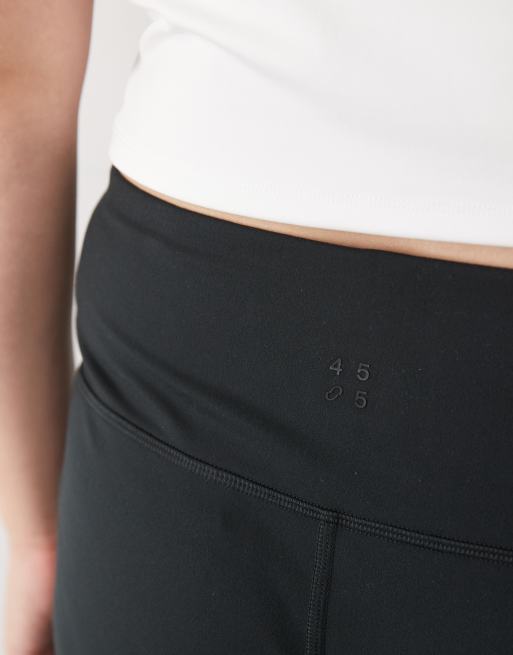 4505 Curve Icon soft touch wide leg dance pant with seam detail in black, 5 of 5