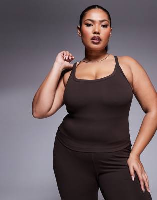 4505 CURVE ICON SOFT TOUCH YOGA CAMI WITH INNER BRA 