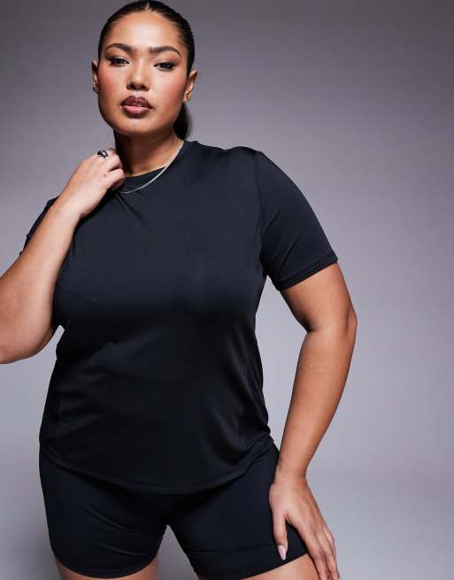 4505 Curve - Icon - Sort T-shirt i hurtigttørrende performance-materiale 