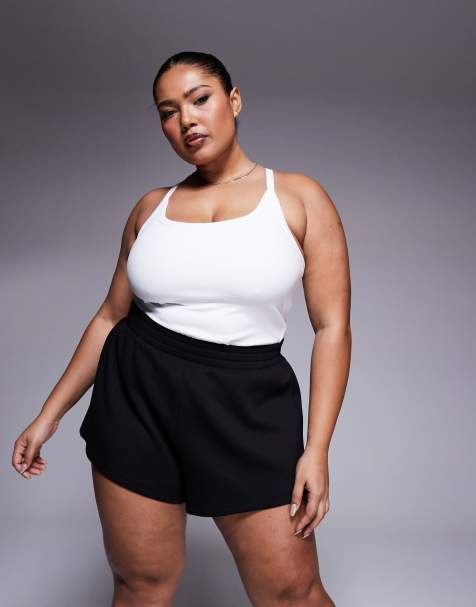 4505 Curve - Icon - Sorte sweat-shorts i performance-materiale - view 1