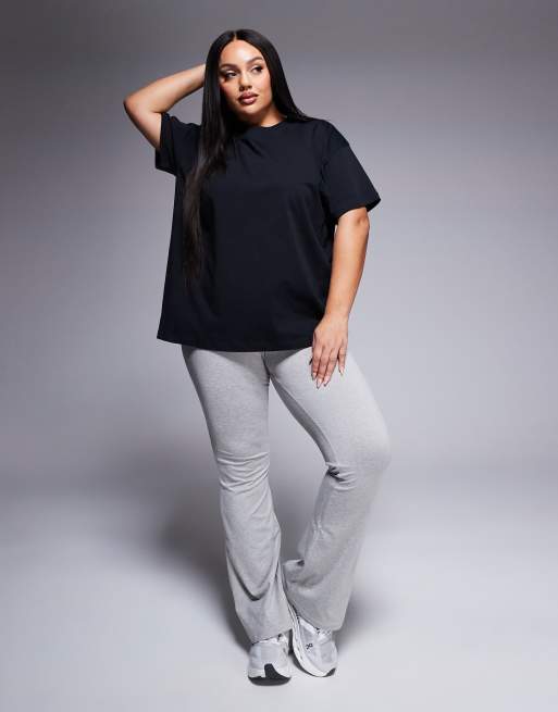 4505 Curve – Icon – Svart t-shirt i bomull och oversize med snabbtorkande finish , 3 av 4