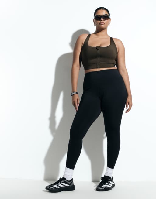 4505 Curve – Icon – Svarta gymleggings med formande design baktill, hög midja och innerficka, 5 av 5