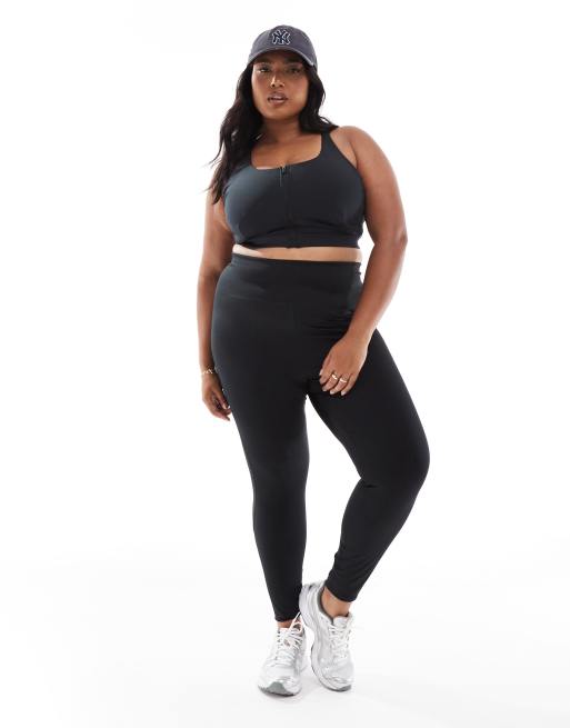 4505 Curve – Icon – Svarta gymleggings med formande design 