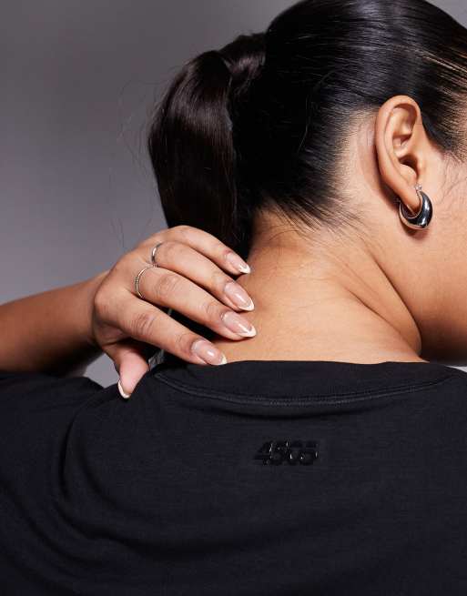 4505 Curve - Icon - T-shirt oversize de sport en tissu à séchage rapide - Noir , 4 de 4