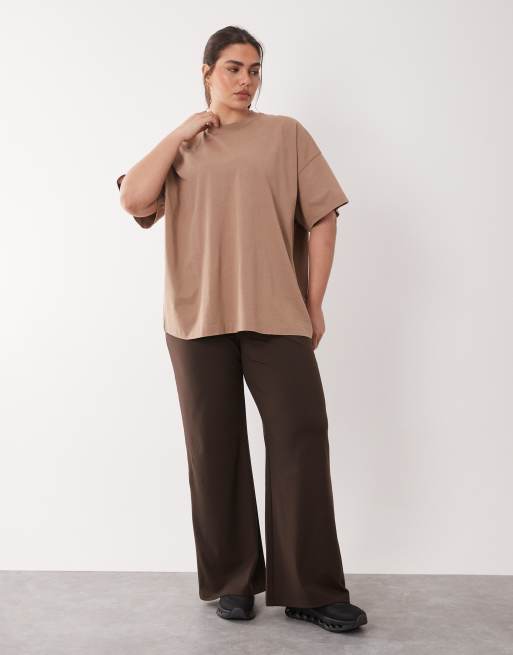 4505 Curve - Icon - T-shirt oversize en coton épais à séchage rapide - Fauve délavé, 2 de 4