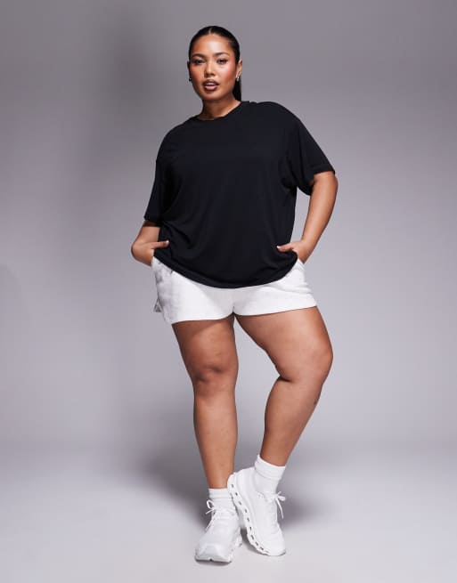 4505 Curve - Icon - T-shirt oversize quick dry tecnica nera , 2 di 4