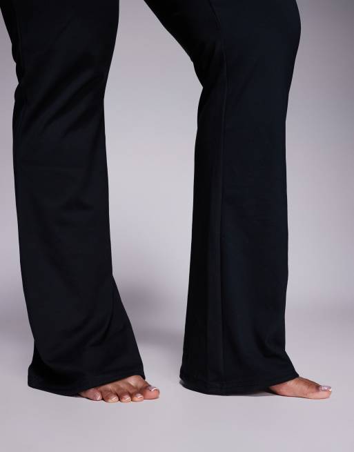4505 Curve – Icon – Weiche, ausgestellte Yoga-Leggings in Schwarz mit hohem Bund, 5 von 5