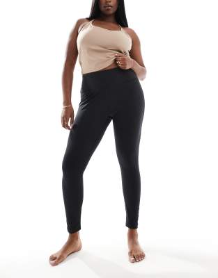 4505 Curve - Icon - Weiche Sport- und Yoga-Leggings in Schwarz mit Logo