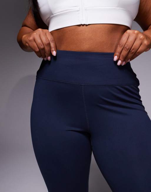 4505 Curve – Icon – Weiche Yoga-Leggings in Mitternachts-Marineblau mit hohem Bund , 3 von 5