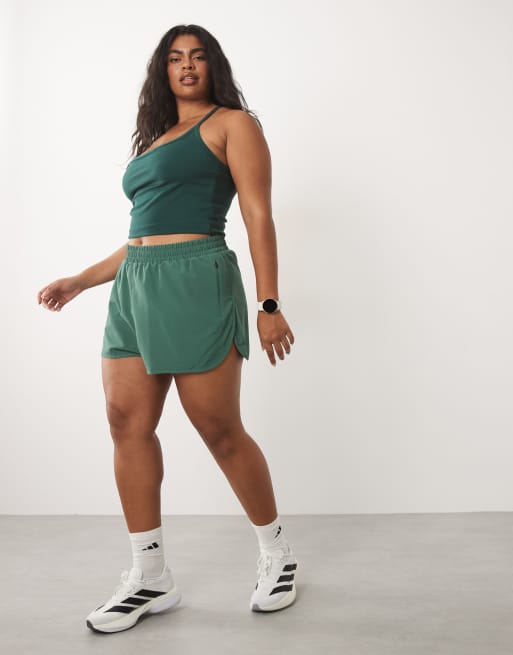 4505 Curve Icon woven run short with zip pockets in spruce, 3 of 5