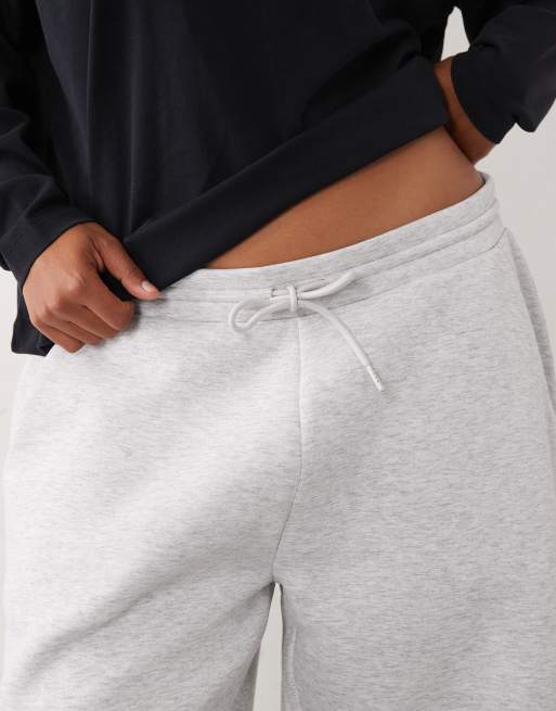 4505 Curve jogger à jambes larges en tissu effet scuba, gris chiné clair, 4 de 5