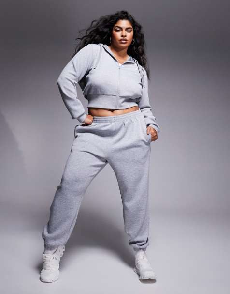 4505 Curve performance training jogger in grey marl - view 1