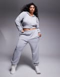 [ASOS] 4505 Curve performance training trackies in grey marl 26 Grey Marl