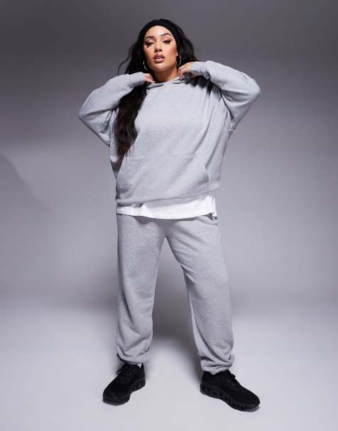 4505 Curve quick dry heavyweight training joggers in grey marl - view 1