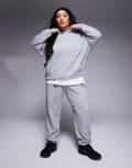 [ASOS] 4505 Curve quick dry heavyweight training trackies in grey marl 28 Grey Marl