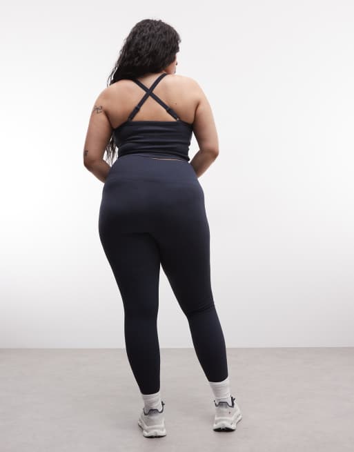 4505 Curve sculpting seamless high waist gym legging in indigo, 4 of 5
