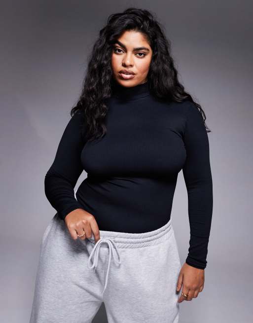 4505 - Curve - Ski - Naadloze thermische basislaag body in zwart , 2 van 4