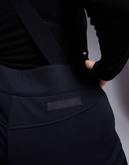 4505 Curve Ski soft shell water repellent kick flare ski trousers in black , 4 of 5
